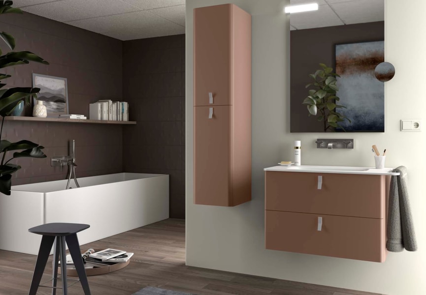 Conjunto mueble de baño con lavabo de ceramica Uniiq Salgar principal 0
