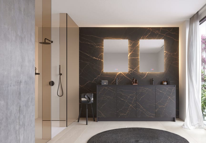 Espejo de baño con luz LED Italia Ledimex ambiente 8