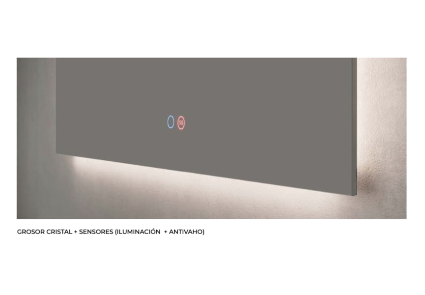 Espejo de baño con luz LED Italia Ledimex detalle 6