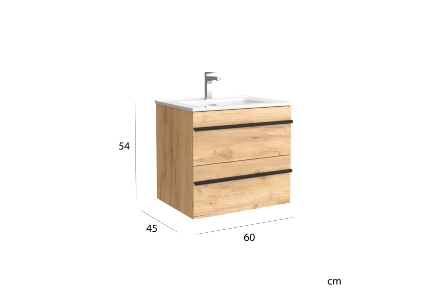 Conjunto mueble de baño Born Salgar detalle 6
