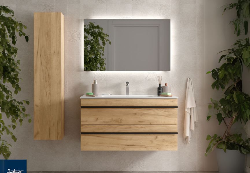 Conjunto mueble de baño Born Salgar ambiente 10