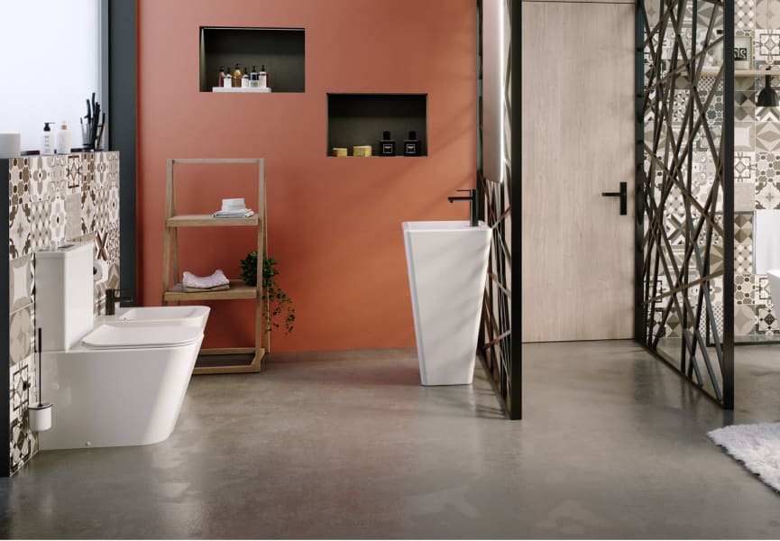 Inodoro compacto Florencia Fossil Natura ambiente 4