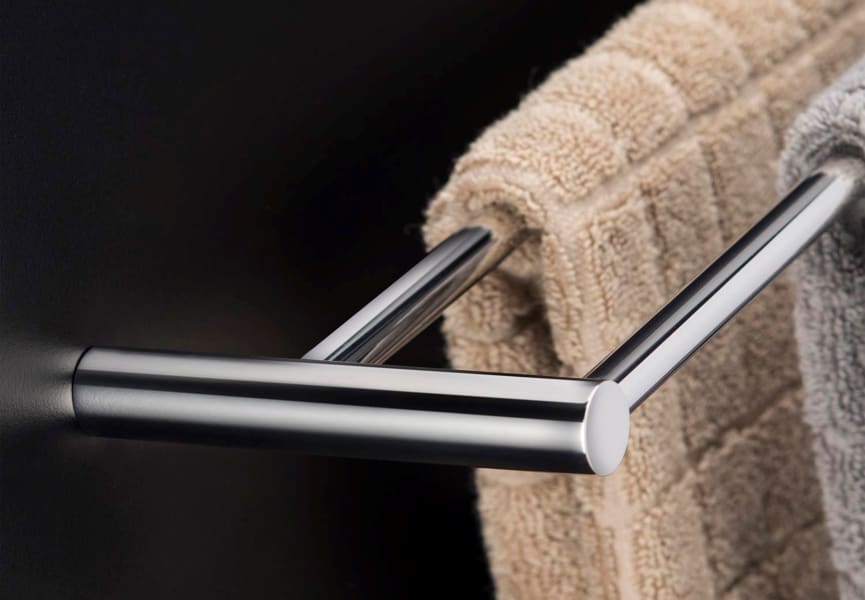 Toallero doble de baño Logic Cosmic detalle 1