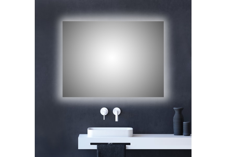 Espejo de baño con luz LED Dune Bruntec principal 1