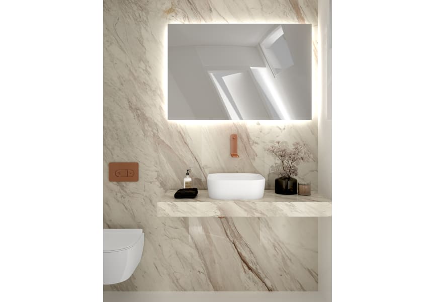 Espejo de baño con luz LED Dune Bruntec principal 2