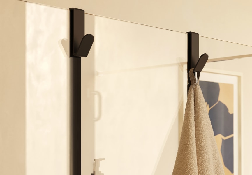 Jabonera para ducha con limpiacristales Architect S+ de 35.5x11