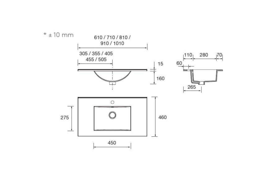 Conjunto mueble de baño Noja Salgar croquis 29