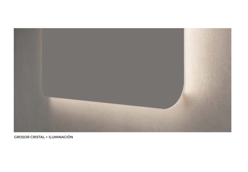 Espejo de baño con luz LED Dinamarca Ledimex detalle 5
