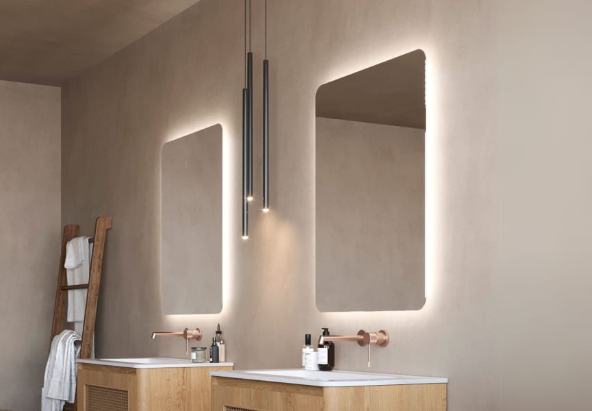 Espejo de baño con luz LED Dinamarca Ledimex principal 0