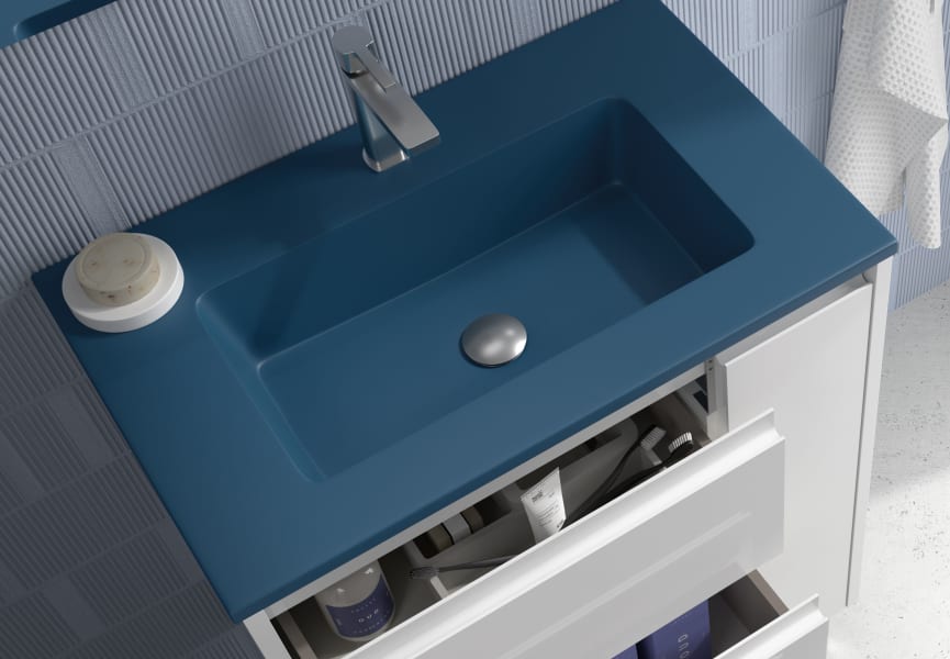 Lavabo encastrado Mara Masai Coycama detalle 15