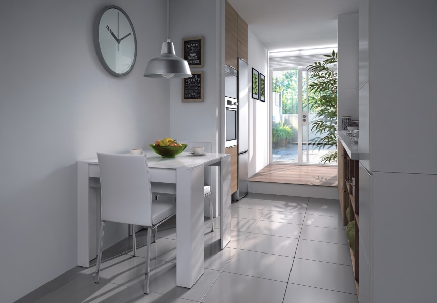 Mesa multifunción extensible Bruntec detalle 3
