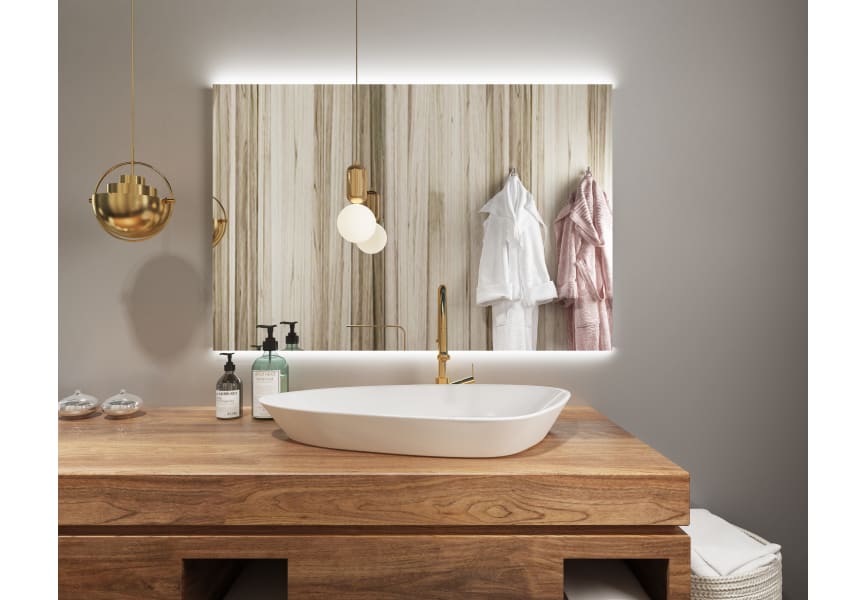 Espejo Moderno De Baño Con Luz LED