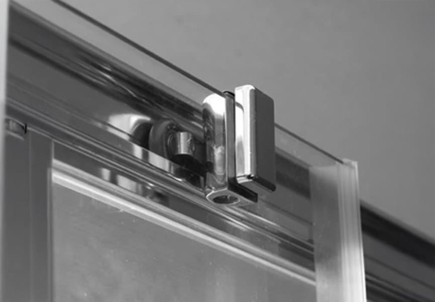 Mampara de ducha Elara negro mate Bruntec detalle 5