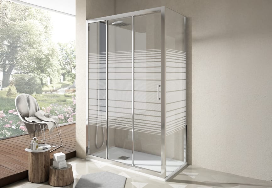 Mampara de ducha Nantes Torvisco principal 1