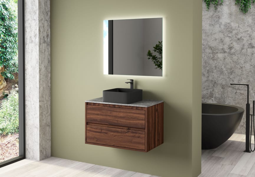 Mueble de baño con encimera de piedra Boston Bruntec principal 3