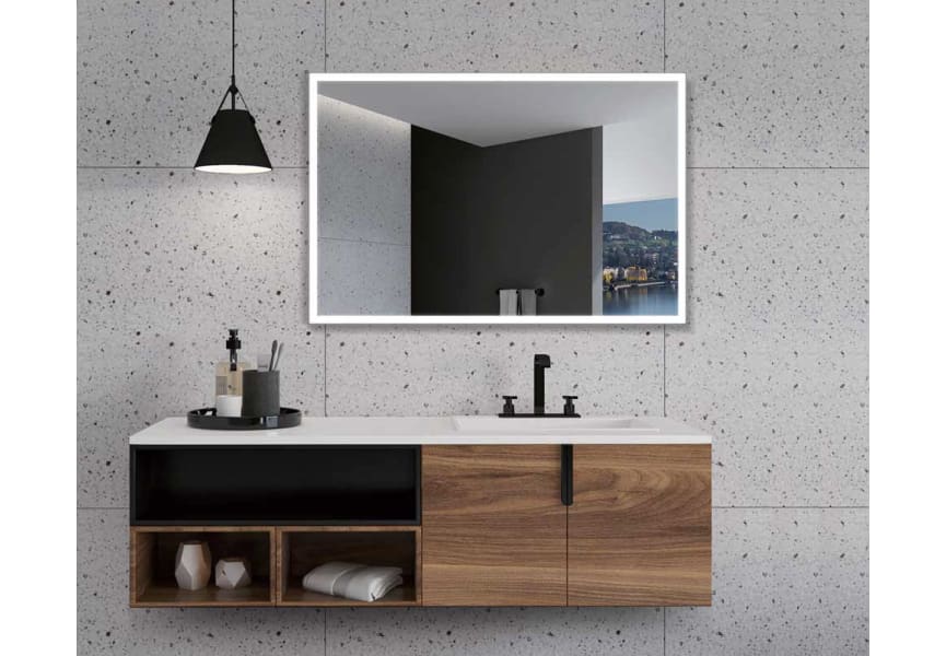 Espejo de baño con luz LED Suiza Ledimex principal 2