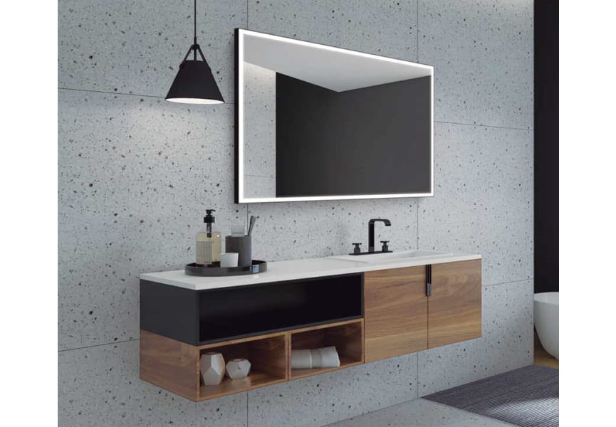 Espejo de baño con luz LED Suiza Ledimex principal 1