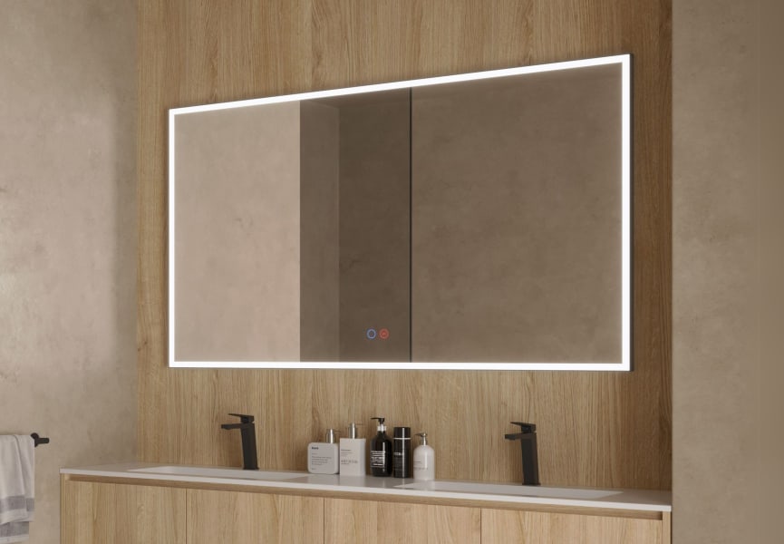 Espejo de baño con luz LED Suiza Ledimex principal 1