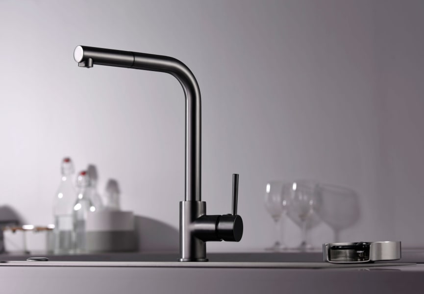 Grifo de cocina monomando extraible cromo Malta de Imex Decorabano 2024
