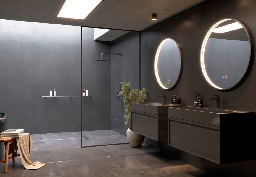 Espejo de baño con luz LED Nepal Ledimex ambiente 6