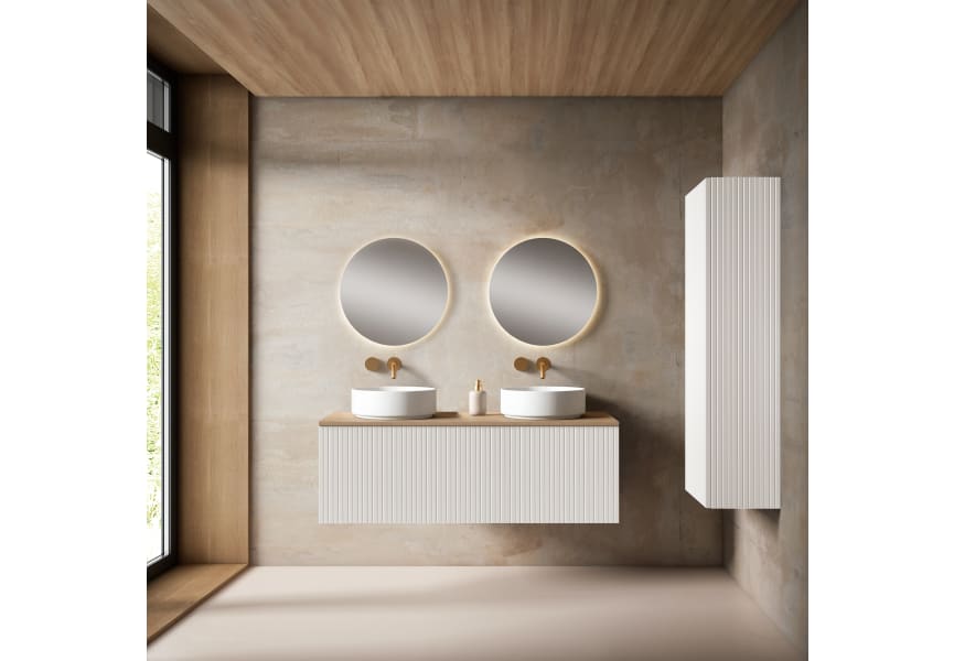 Mueble de baño con encimera MDF Hidrófuga Bari Visobath principal 3