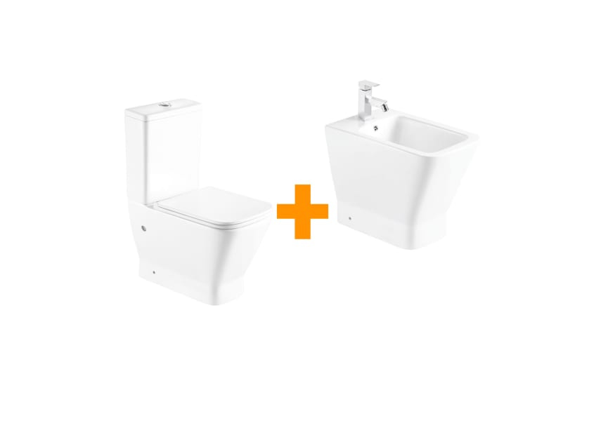 Pack Inodoro + bidé New París Bruntec principal 0