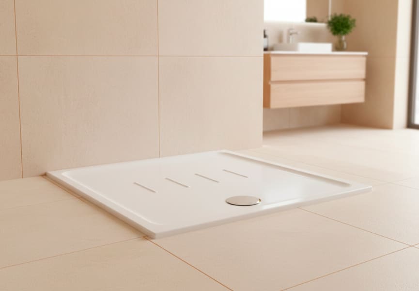 Plato de ducha de cerámica Waterline Unisan principal 0