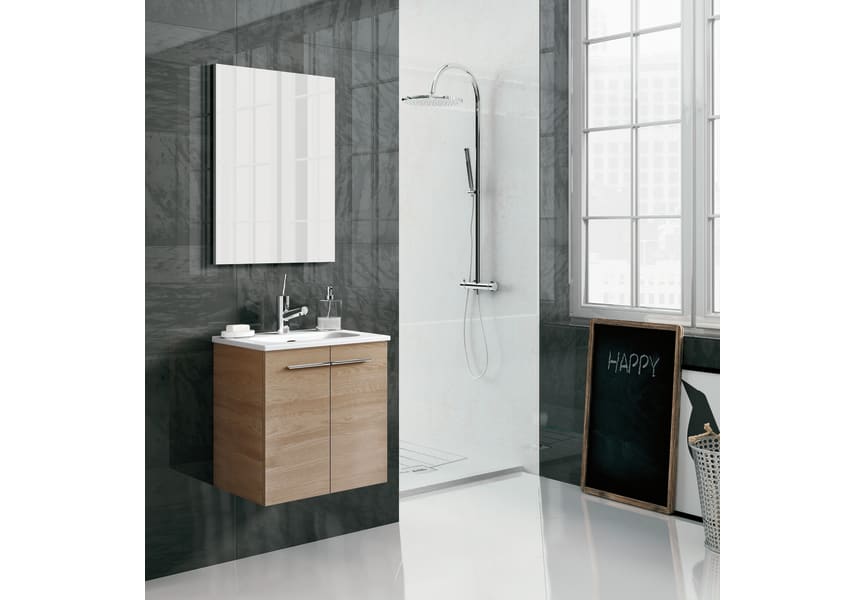 Conjunto completo mueble de baño fondo reducido 35 cm Street Royo Principal 3