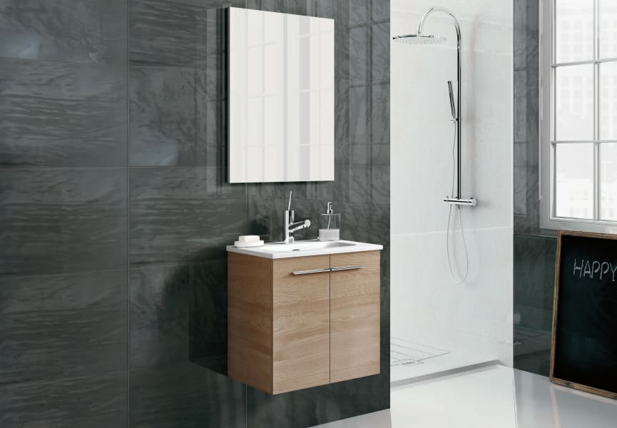 Conjunto completo mueble de baño fondo reducido 35 cm Street Royo principal 3