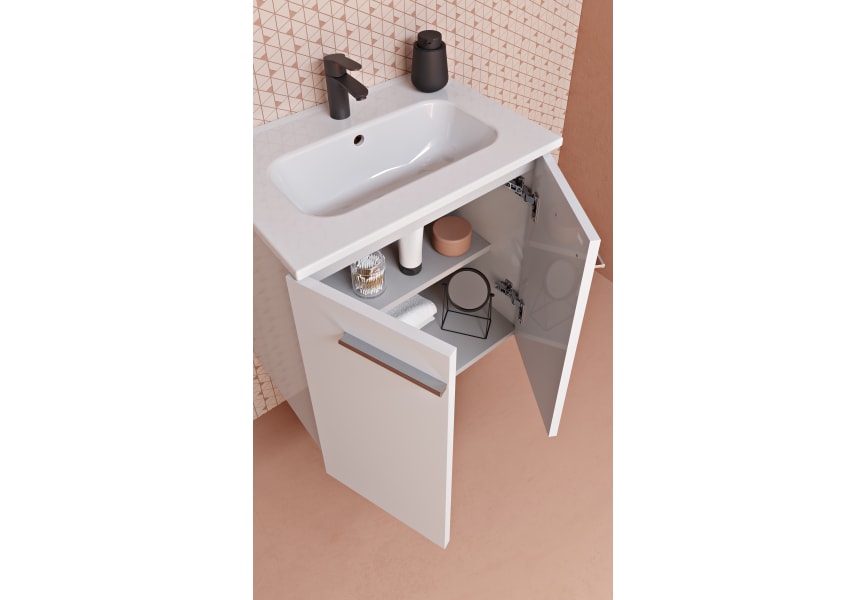 Conjunto completo mueble de baño fondo reducido 35 cm Street Royo detalle 6