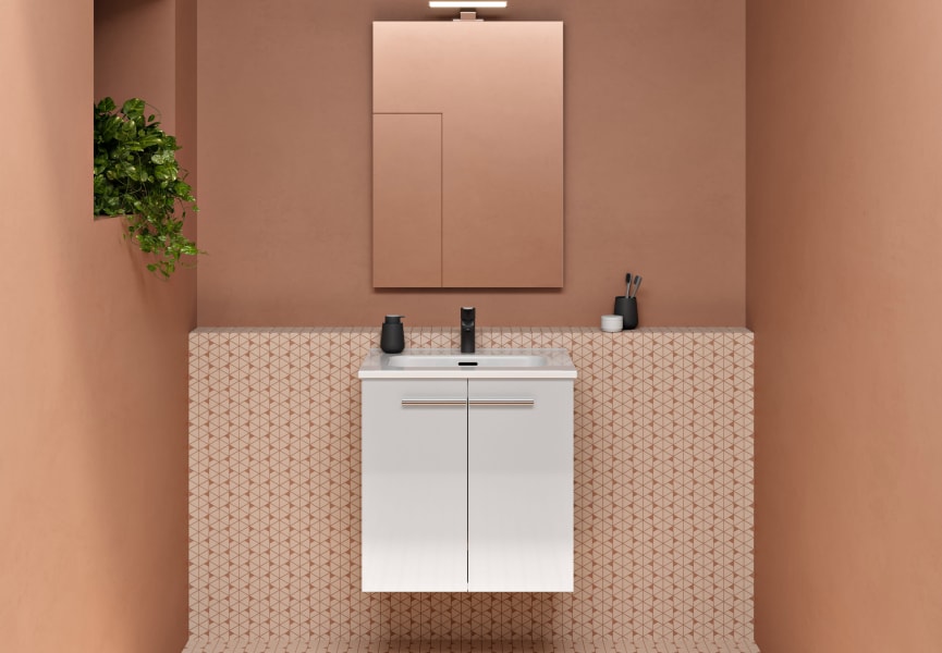 Conjunto completo mueble de baño fondo reducido 35 cm Street Royo principal 0