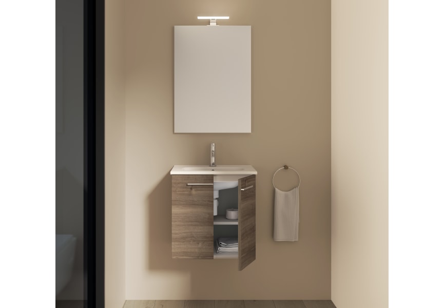 Conjunto completo mueble de baño fondo reducido 35 cm Street Royo Principal 4