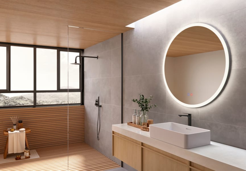 Espejo de baño con luz LED Londres Ledimex ambiente 8