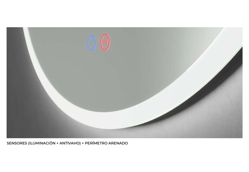 Espejo de baño con luz LED Londres Ledimex detalle 4