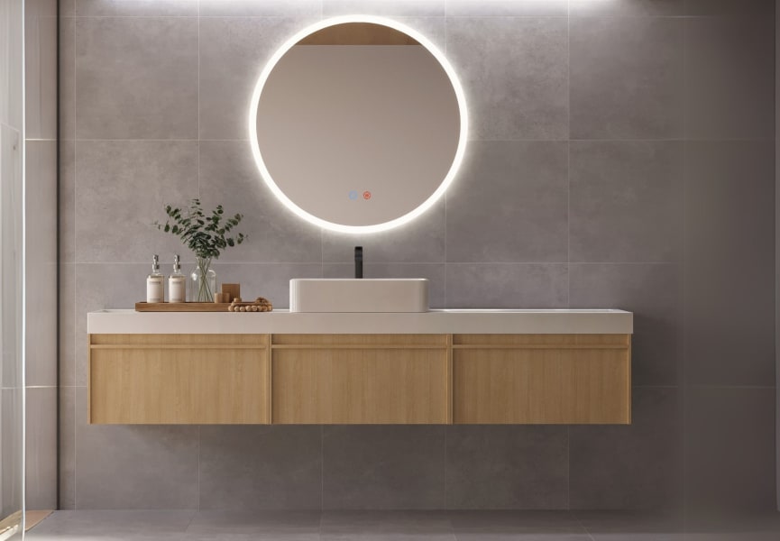 Espejo de baño con luz LED Londres Ledimex principal 1