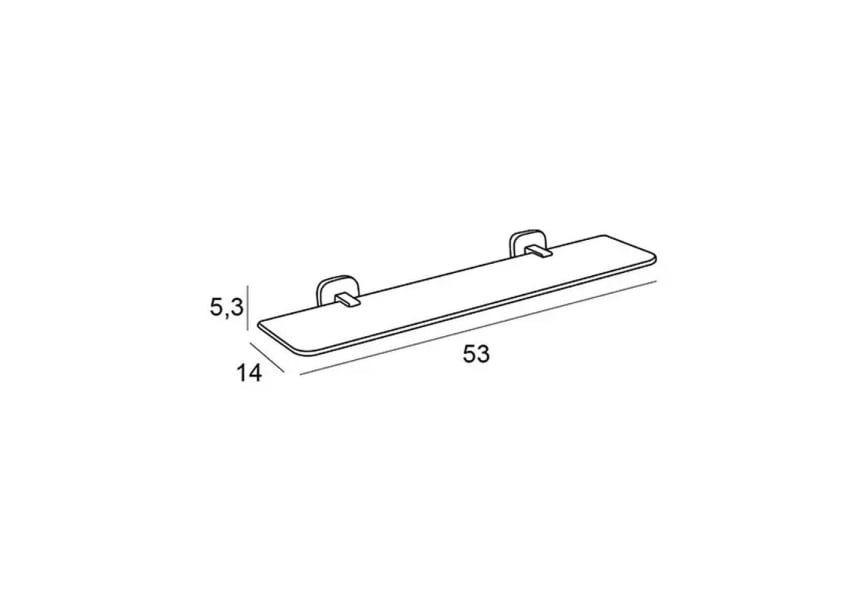 Repisa de baño Bassic Manillons Torrent croquis 1