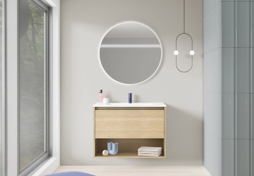 Conjunto mueble de baño Niwa Amizuva principal 2