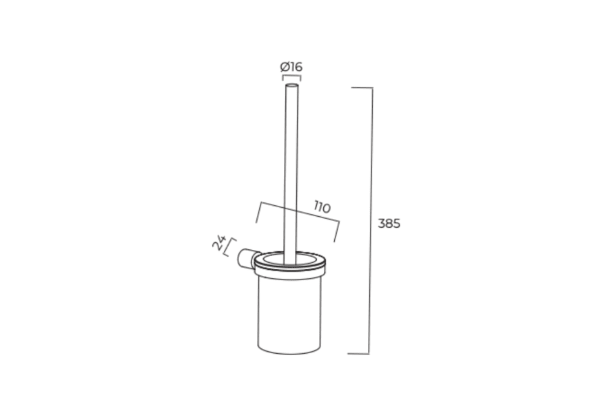 Conjunto de accesorios de baño Time Medimex croquis 8