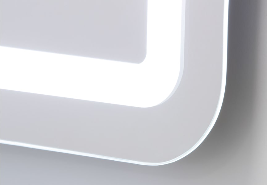 Espejo de baño con luz LED Lyra Bruntec detalle 2