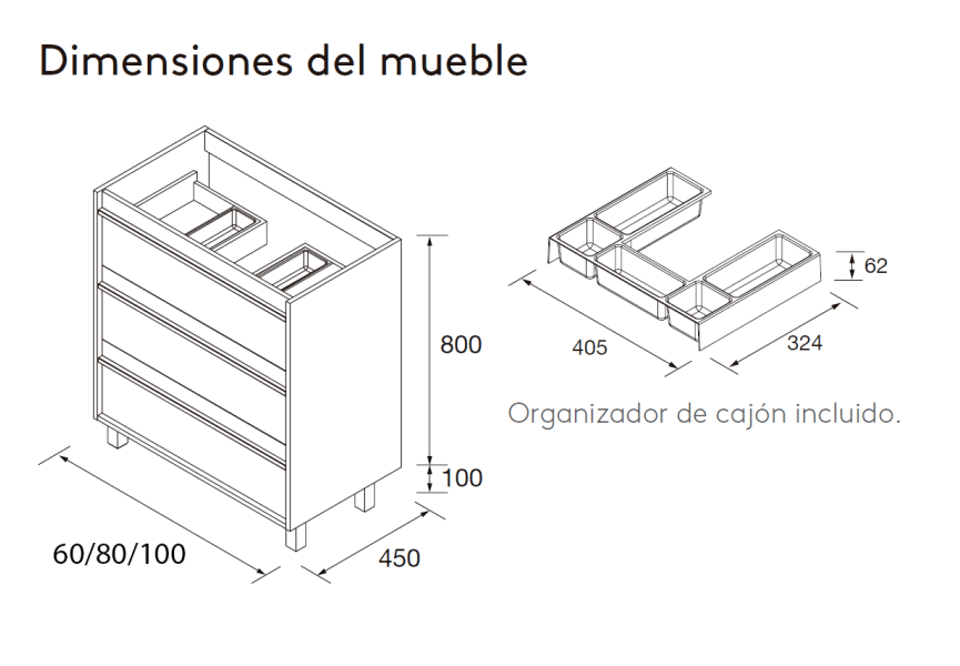 Conjunto mueble de baño Attila Salgar croquis 11