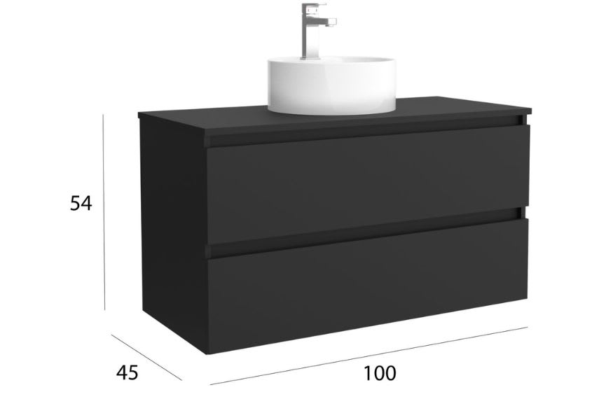 Mueble de baño para lavabo sobre encimera Bequia Salgar detalle 9