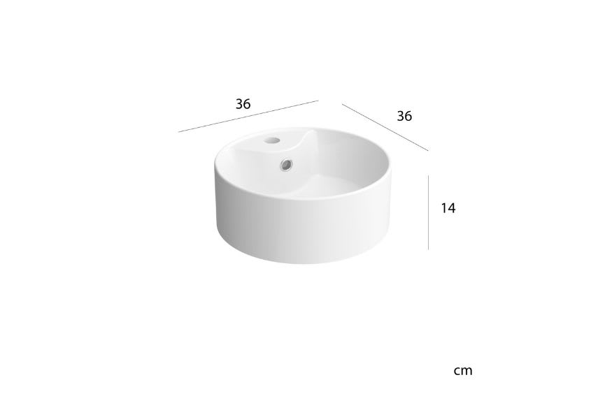 Mueble de baño para lavabo sobre encimera Bequia Salgar detalle 6
