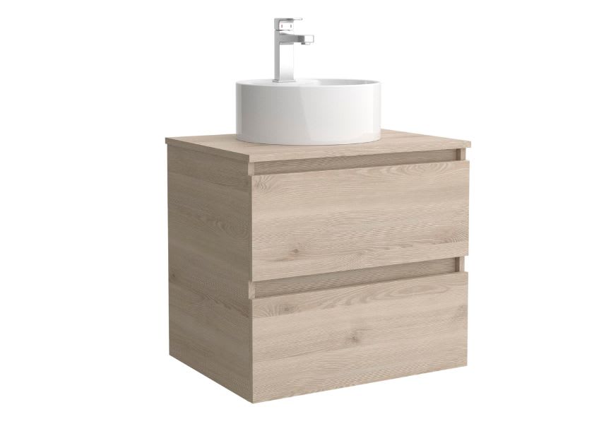 Mueble de baño para lavabo sobre encimera Bequia Salgar opción 15