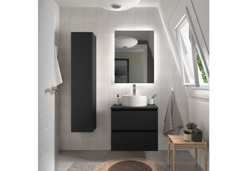 Mueble de baño Nordic con lavabo sobre encimera