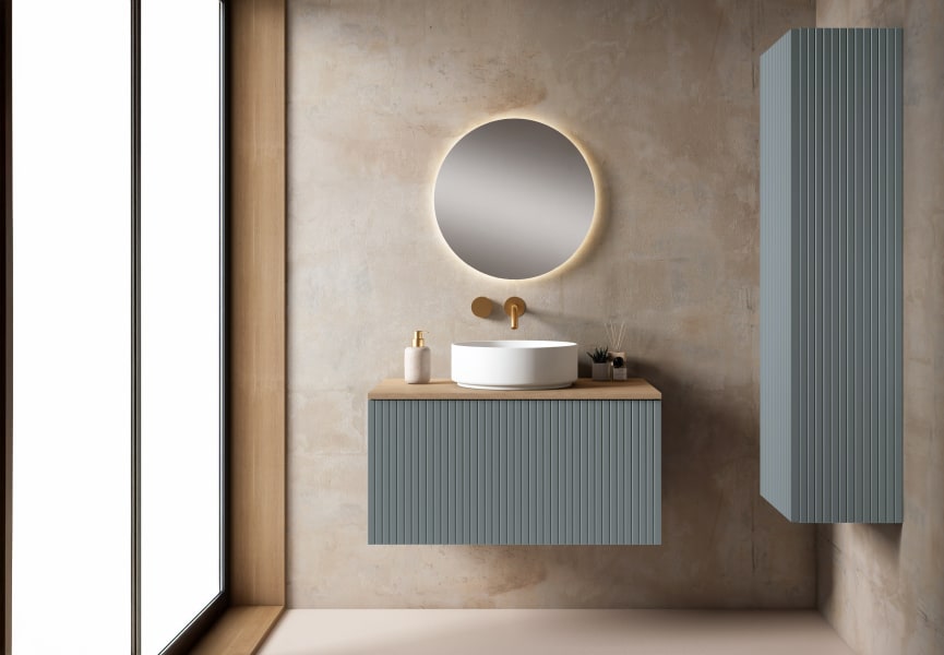 Mueble de baño con encimera MDF Hidrófuga Bari Visobath principal 1