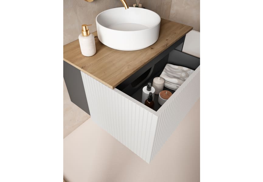 Mueble de baño con encimera MDF Hidrófuga Bari Visobath detalle 9
