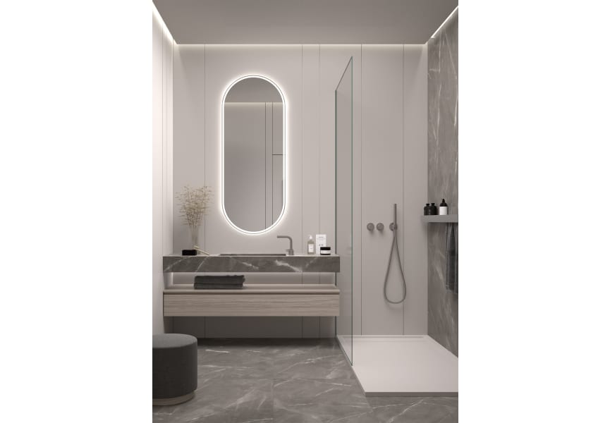 Espejo de baño con luz LED Luzón Eurobath principal 1