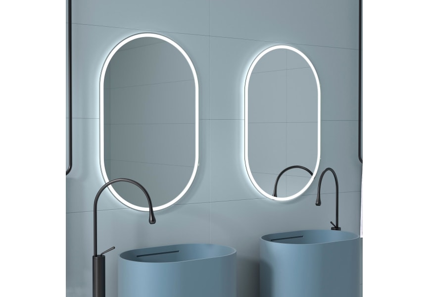 Espejo de baño con luz LED Luzón Eurobath principal 0