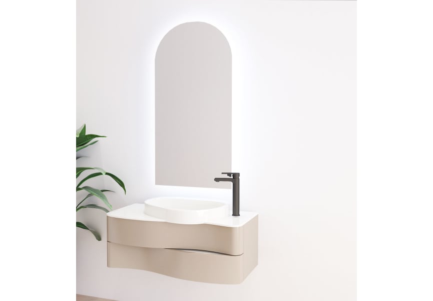Espejo de baño con luz LED Lama Bruntec principal 1
