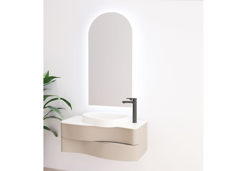 Espejo arco con luz LED Lama Bruntec principal 1